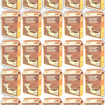 Count Cacao Graan Box (vel) contour stickers