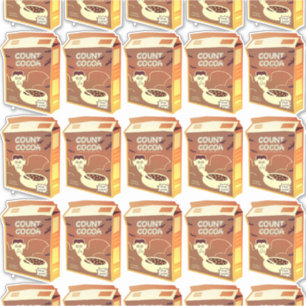 Count Cacao Graan Box (vel) contour stickers