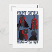 Count Catula Master of the Night Briefkaart (Voorkant / Achterkant)