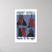 Count Catula Master of the Night Canvas Afdruk (Voorkant)