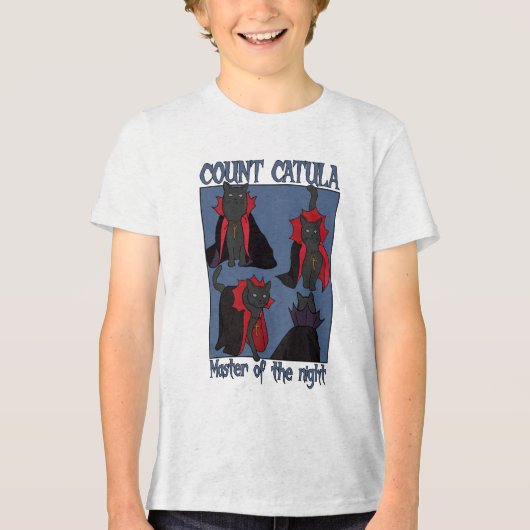 Count Catula Master of the Night Tri-Blend Shirt (Voorkant)