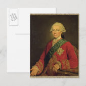 Count Claude-Louis-Robert de Saint-Germain 1777 Briefkaart (Voorkant / Achterkant)