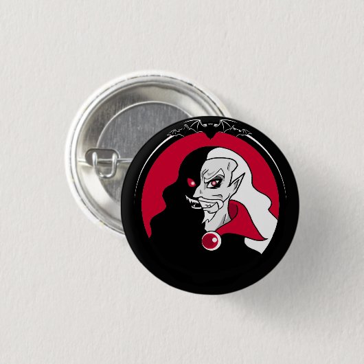 Count Dracula Button (Voorkant /achterkant)