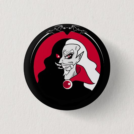 Count Dracula Button (Voorkant)