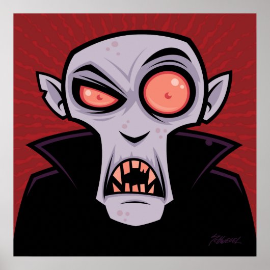 Count Dracula Poster (Voorkant)