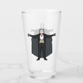 Count Dracula Vampire Glas (Achterkant)