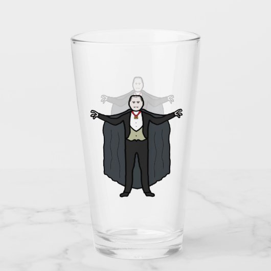 Count Dracula Vampire Glas (Voorkant)