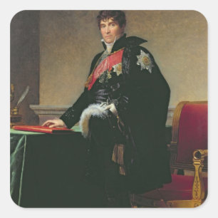 Count Michel Regnaud de Saint-Jean-d'Angely Vierkante Sticker