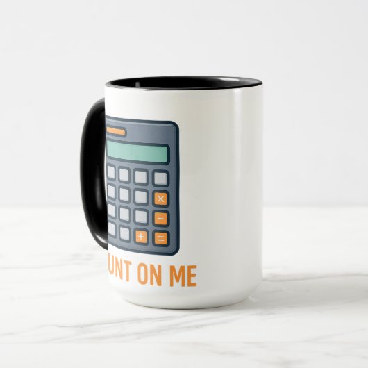 Count On Me – Stijlvol rekenmachineontwerp voor Wi Mok (Voorkant links)