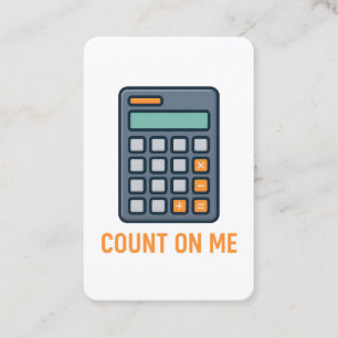 Count On Me – Stijlvol rekenmachineontwerp voor Wi Visitekaartje
