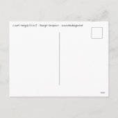 Count Pengula Happy Halloween Feestdagenkaart (Achterkant)