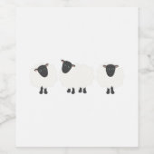 Count Sheep Wijn Etiket (Enkel label)