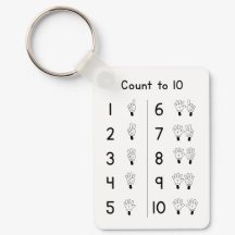 Count to 10 handgestures