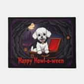 Count Toy Poodle Happy Howl-o-ween Deurmat (Voorkant)