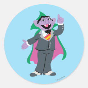 Count von Count Classic Style Ronde Sticker
