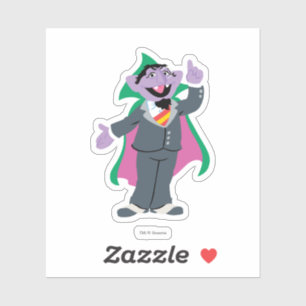 Count von Count Classic Style Sticker
