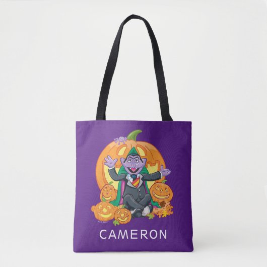 Count von Count | Halloween Pumpkins Draagtas (Voorkant)