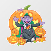 Count von Count | Halloween Pumpkins Raamsticker (Vel)
