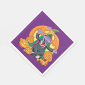 Count von Count | Halloween Pumpkins Servet (Hoek)