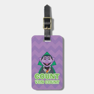 Count von Count Klassieke stijl 2 Bagagelabel