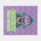 Count von Count Klassieke stijl 2 Fleece Deken (Voorkant (Horizontaal))