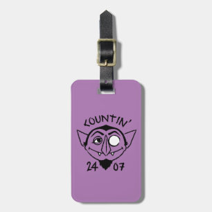 Count von Count Schaats Logo - Countin' 24/7 Bagagelabel