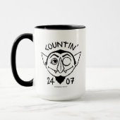 Count von Count Schaats Logo - Countin' 24/7 Mok (Links)