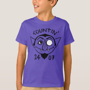 Count von Count Schaats Logo - Countin' 24/7 T-shirt