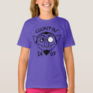 Count von Count Schaats Logo - Countin' 24/7 T-shirt