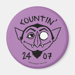 Count von Count Skate Logo - Tellen maar 24/7 Magneet