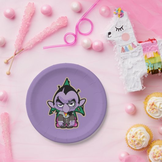 Count von Count Zombie Papieren Bordje (Feest)