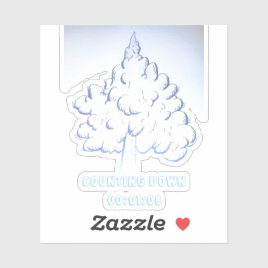 Counting Down  00:01:08 Sticker (Vel)