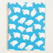 Counting Sheep Blue Nursery Pattern Planner (Voorkant)