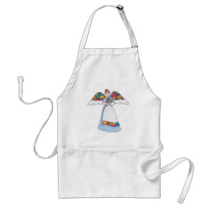 Country Angel (Blue) Apron Standaard Schort