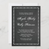 Country Barbed Wire op schoolbord Kaart (Voorkant)