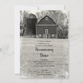 Country Barn et Silo Homecoming Dance Invitation (Devant)