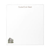 Country Barn gepersonaliseerd Notitieblok (Voorkant)