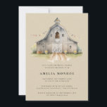 Country Barn Rustic Bridal Showeuse Invitation<br><div class="desc">Country Barn Rustic Bridal Shower Invitation - notre invitation à la douche nuptiale est l'invitation parfaite pour la mariée à être qui aime le style rustique élégance. Invitation présente une grange de campagne, avec typographie moderne sur un arrière - plan crème. Nos modèles de haute qualité vous simplifient la tâche...</div>