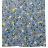 Country Blue Floral Douche rideau (Devant)