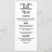 Country Boots Petten Barnwood Hoefijzers Wedding Menu (Voorkant)