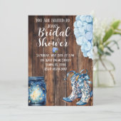 Country Bridal Shower Invitation  (Debout devant)