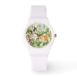 Country Cats Horloge