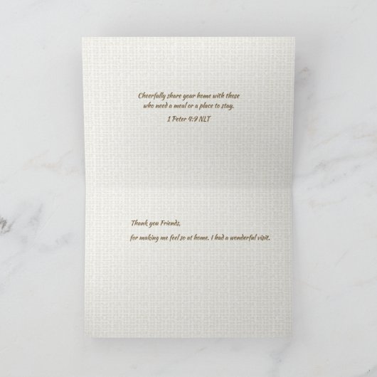 Country Charm Dank u kaart (Binnen)