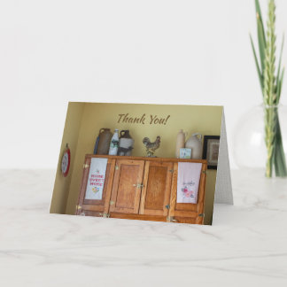 Country Charm Dank u kaart