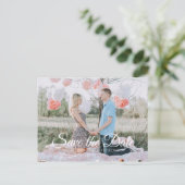 Country Chic | De datumfoto opslaan Briefkaart (Staand voorkant)