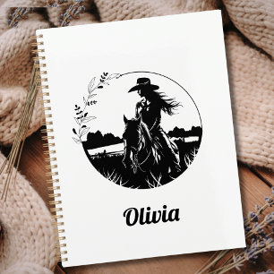 Country Chic Horse Cowgirl Western Personnalisé