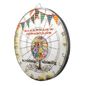 Country Chic Rustic Cercle de l'amour Cible de fle (Devant droit)