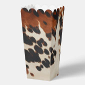 Country Chic Westerne bruiloft Popcorn gunstbox Bedankdoosjes (Voorkant)