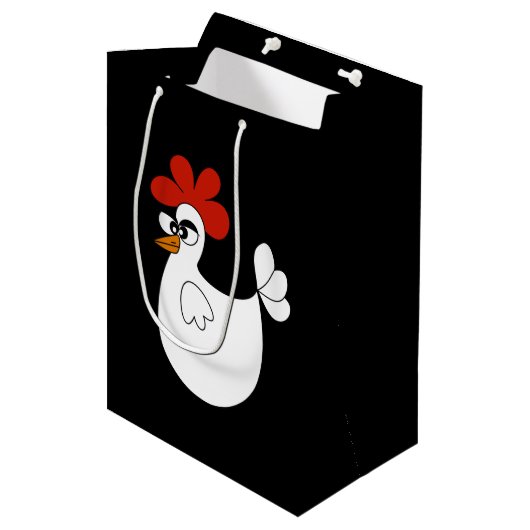Country Chicken Farm moyen sac cadeau (Devant Angle)