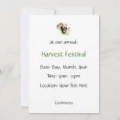 Country Chicken & Rooster Barn Custom Boerderij Ui Kaart (Achterkant)